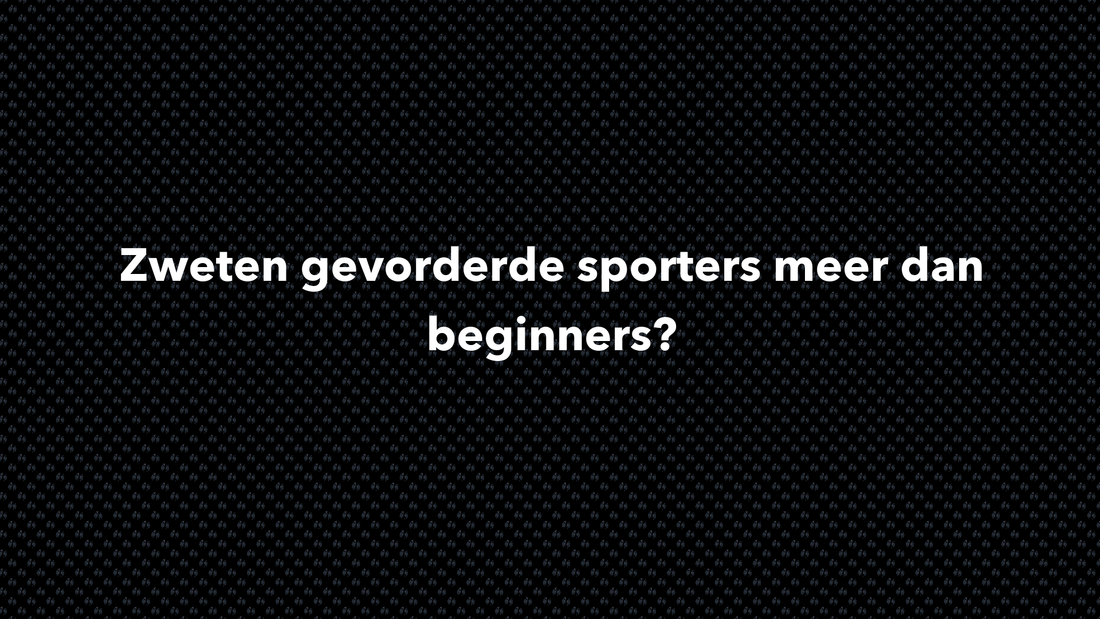 Zweten gevorderde sporters meer dan beginners? - VOLNUTRITION