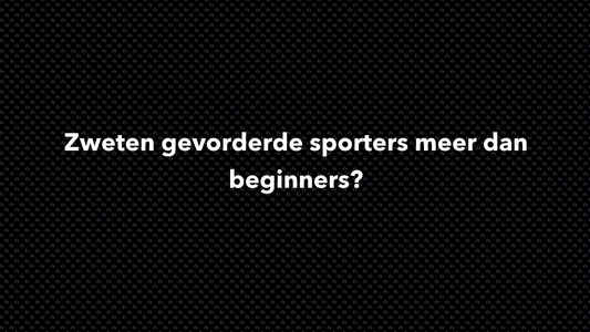 Zweten gevorderde sporters meer dan beginners? - VOLNUTRITION